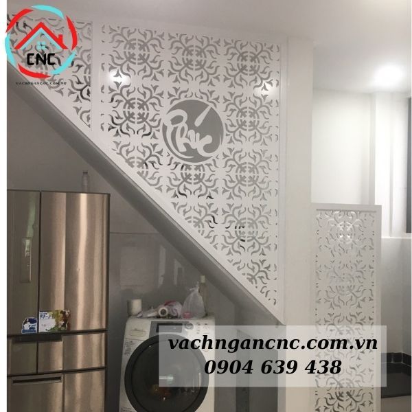 Vách Ngăn Cầu Thang Gỗ Công Nghiệp- CT90