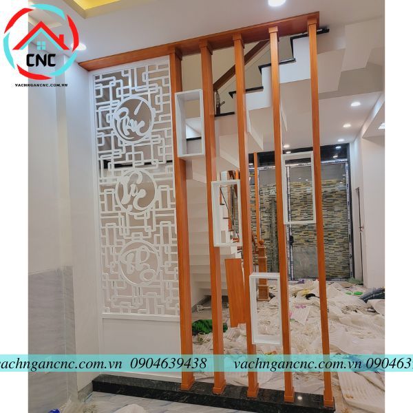 Vách Ngăn Phòng Khách Đẹp-BK107