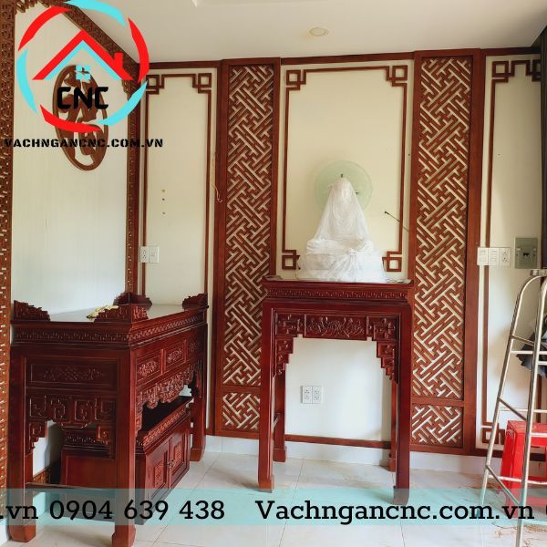 Mẫu Vách Ngăn Phòng Thờ Đẹp -PT86