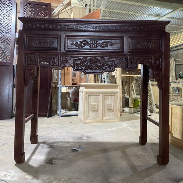 Bàn Thờ  Gia Tiên Gỗ Sồi -BT15