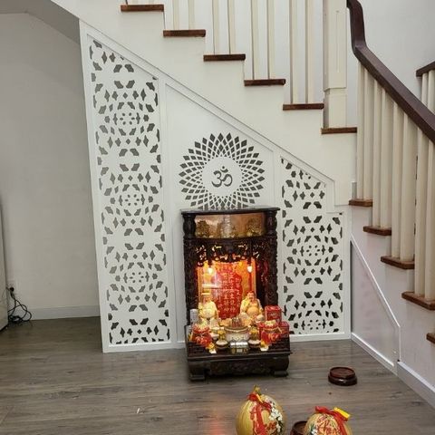  Vách ngăn cầu thang cnc- CT116 