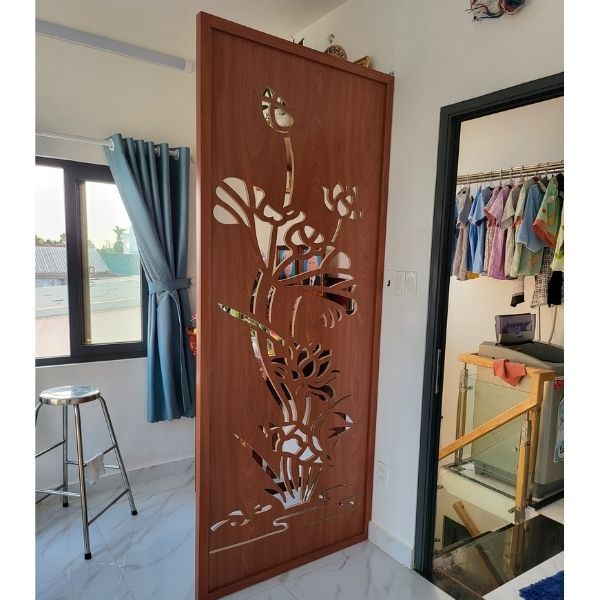 Vách Ngăn Phòng Khách Và Bếp Đẹp-BK119
