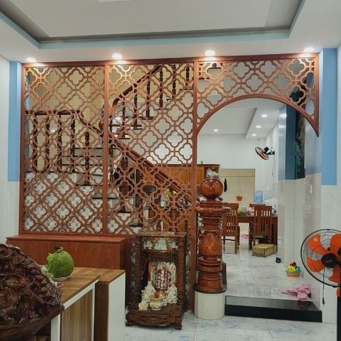  Vách ngăn cầu thang cnc- CT117 