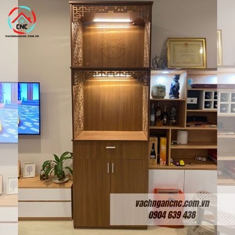  Tủ thờ 3 Tầng Gỗ MDF có cánh dưới - MS048 