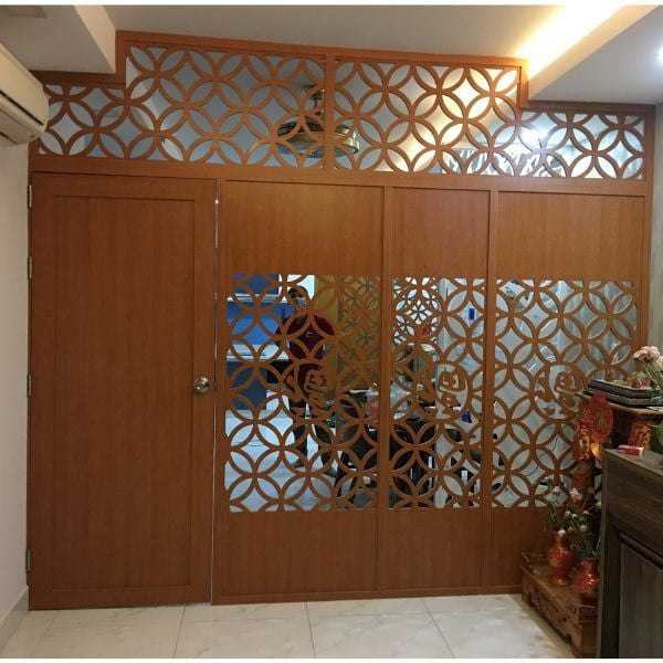 Vách Ngăn Phòng Khách Của Mở - Pk62