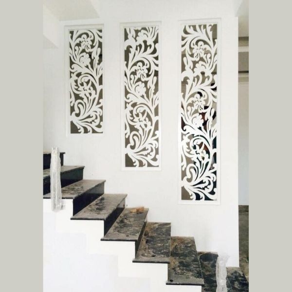 Vách Ngăn Cầu Thang Gỗ- CT47