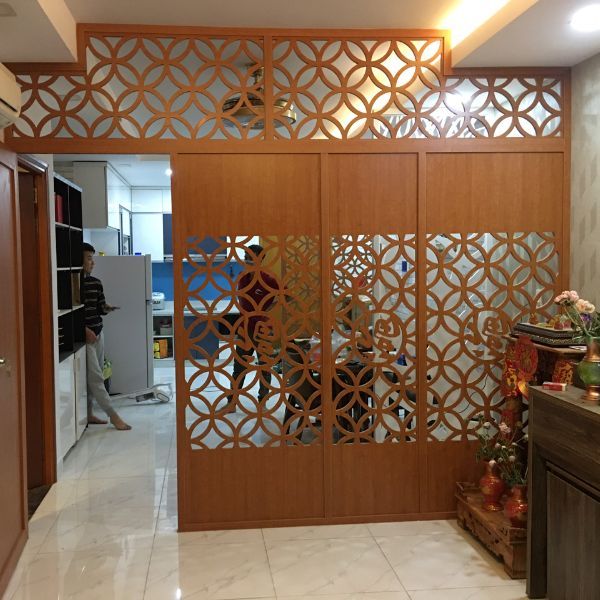 Vách Ngăn Phòng Khách Của Mở - Pk62