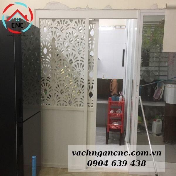 Vách Ngăn Cửa Lùa Gỗ- MS16