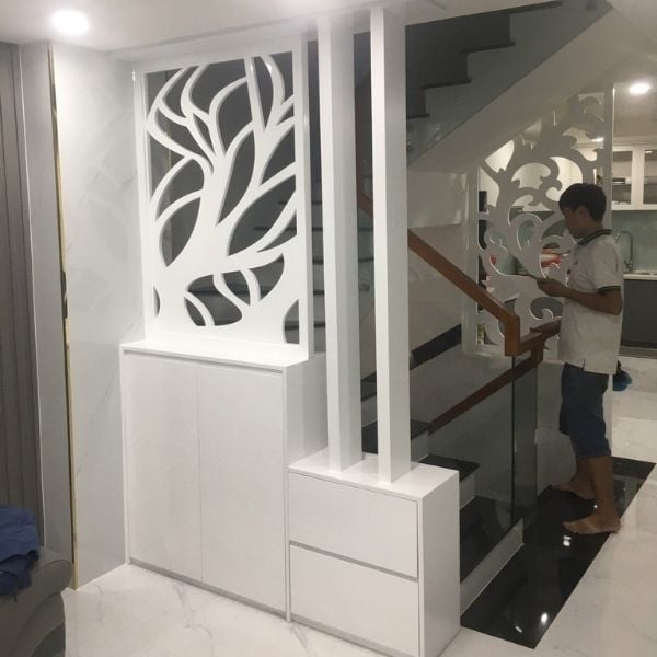 Vách ngăn cầu thang cnc- CT119