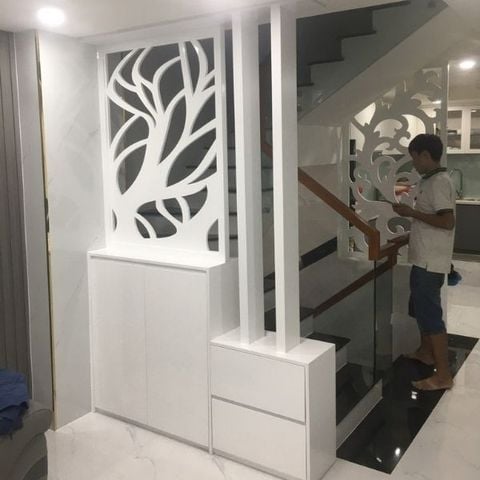  Vách ngăn cầu thang cnc- CT119 