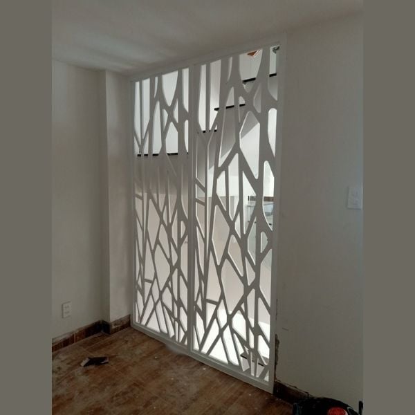 Vách Ngăn Cầu Thang Gỗ- CT46