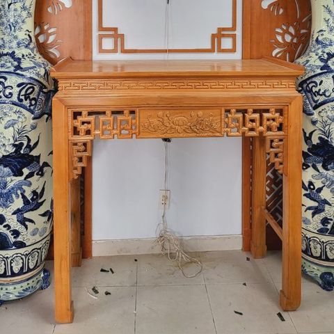  Bàn Thờ  Gia Tiên Mẫu Sen-BT14 