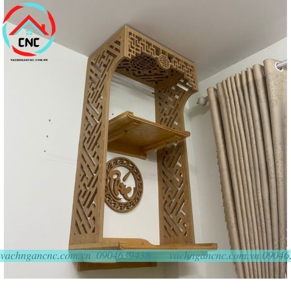 Vách Ngăn Kết Hợp Trang Thờ Đẹp -PT90