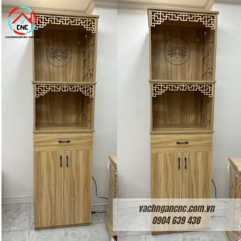  Tủ thờ 3 Tầng Gỗ MDF có cánh dưới - MS049 