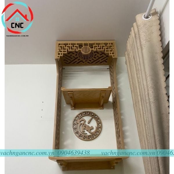 Vách Ngăn Kết Hợp Trang Thờ Đẹp -PT90