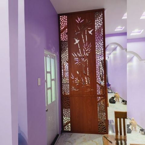  Vách ngăn cầu thang cnc- CT122 