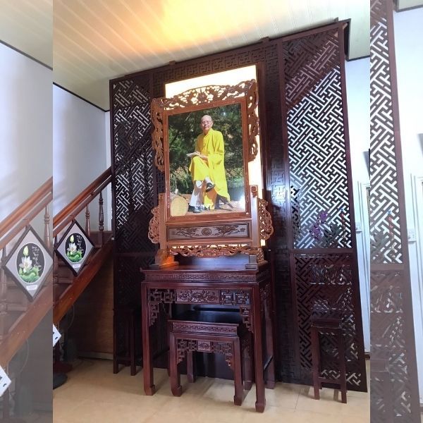 Vách Ngăn Phòng Thờ Gỗ MDF- PT138