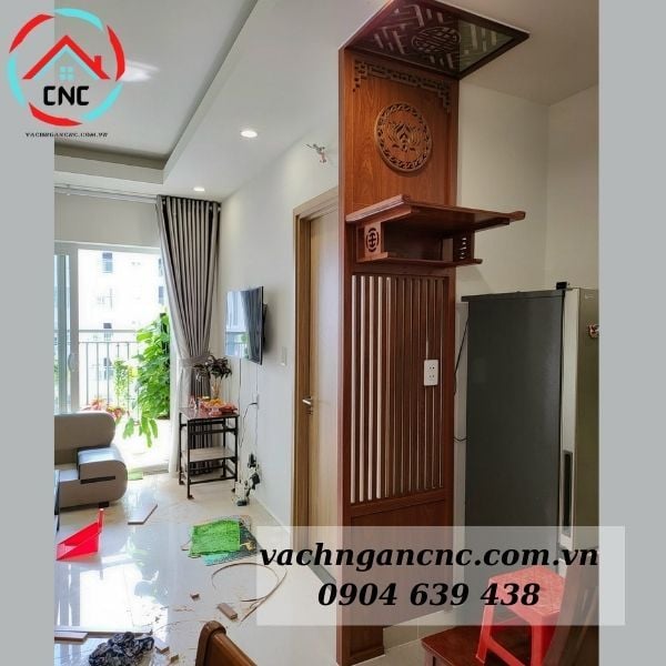 Vách ngăn bàn thờ treo - 42