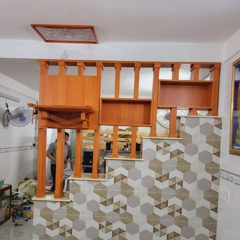  Vách ngăn cầu thang cnc- CT105 