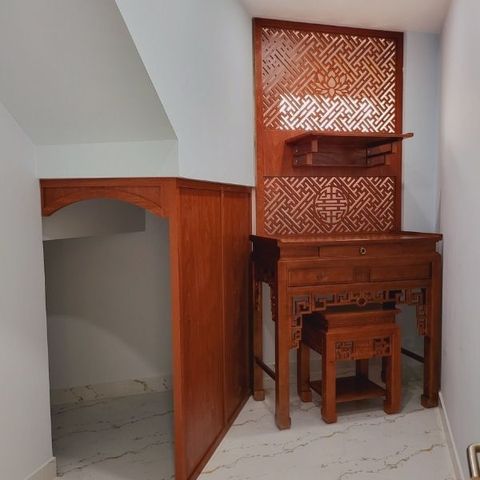  Vách Ngăn Phòng Thờ Gỗ MDF- PT143 