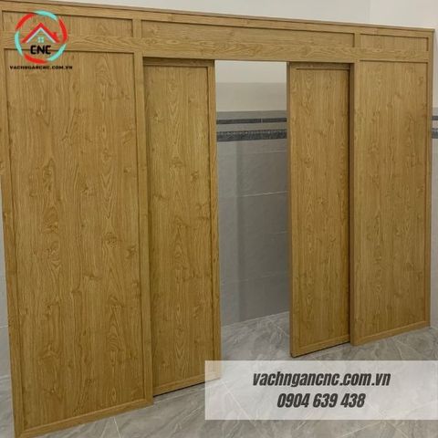 Vách ngăn cửa lùa cnc -MS28 