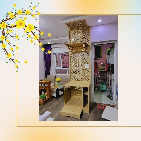 Vách Ngăn Trang Trí- KM07