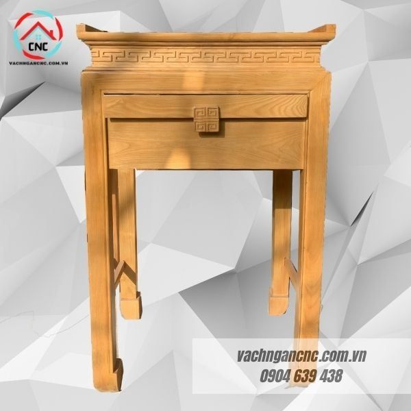 Bàn Thờ 1 tầng gỗ sồi mẫu thọ-BTGT013