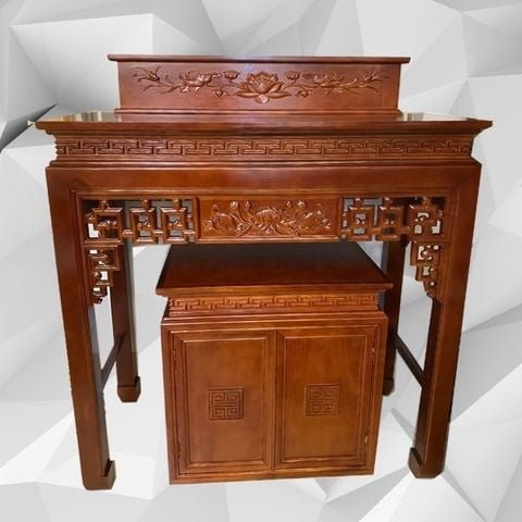 Bàn thờ 2 tầng gỗ sồi -BTGT018 
