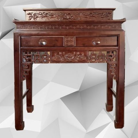  Bàn thờ 2 tầng gỗ sồi hiện đại-BTGT025 
