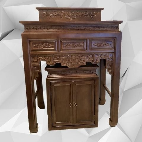  Bàn thờ 2 tầng gỗ sồi BT9-BTGT019 