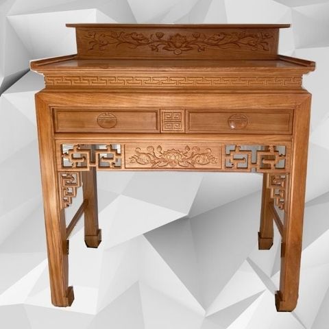  Bàn thờ 2 tầng gỗ sồi hiện đại-BTGT026 