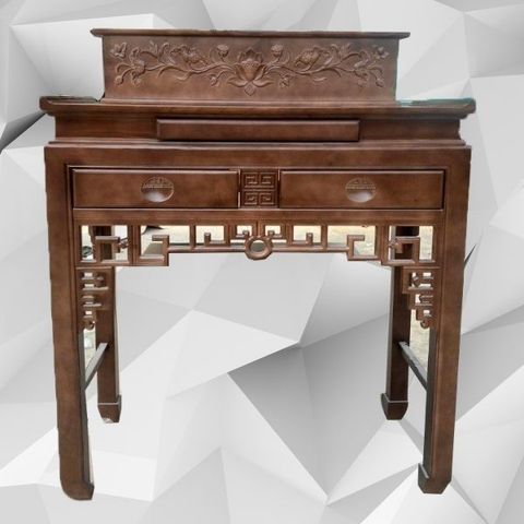  Bàn thờ 2 tầng gỗ sồi hiện đại-BTGT027 