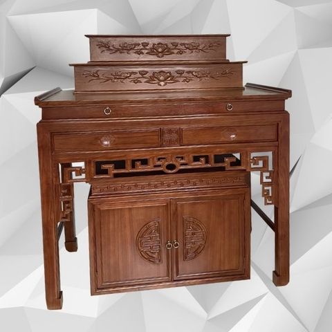  Bàn thờ 3 tầng gỗ sồi hiện đại-BTGT029 