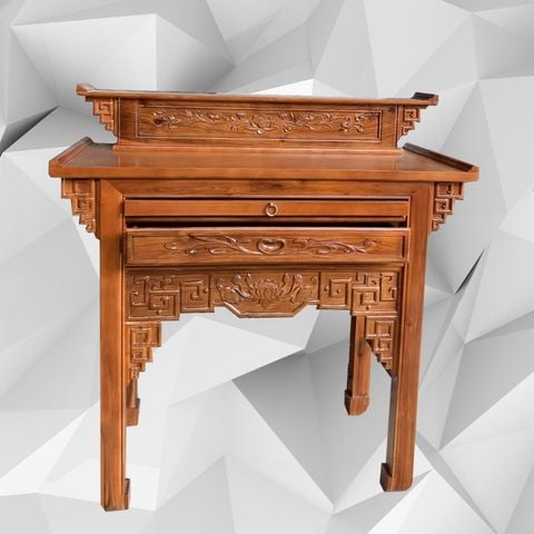  Bàn thờ 2 tầng gỗ tràm 127cm-GT011 