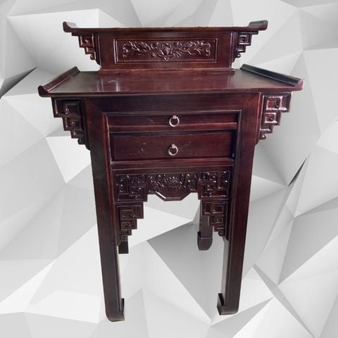  Bàn thờ 2 tầng gỗ tràm 88cm-GT006 