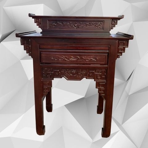  Bàn thờ 2 tầng gỗ tràm 107cm-GT008 