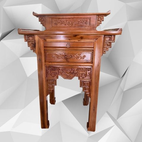  Bàn thờ 2 tầng gỗ tràm 88cm-GT007 