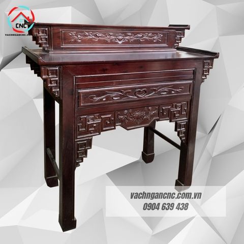  Bàn thờ 2 tầng gỗ tràm 127cm-GT010 