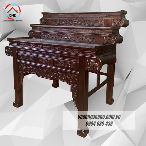  Bàn thờ 3 tầng gỗ tràm 154cm-GT013 