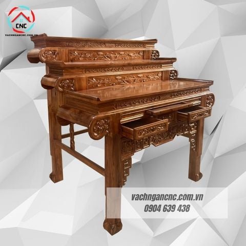  Bàn thờ 3 tầng gỗ tràm 154cm-GT014 