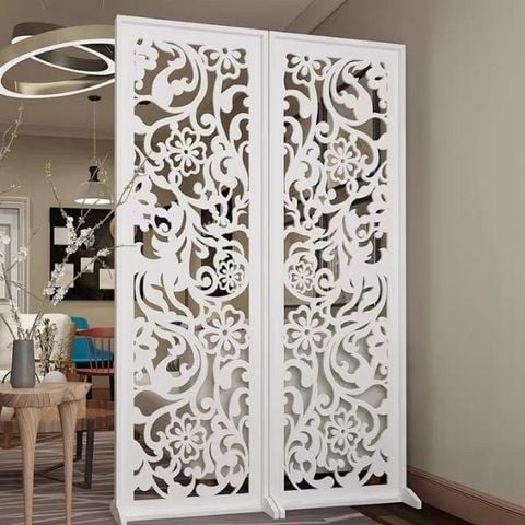  Bình phong nhựa trắng- BP40 