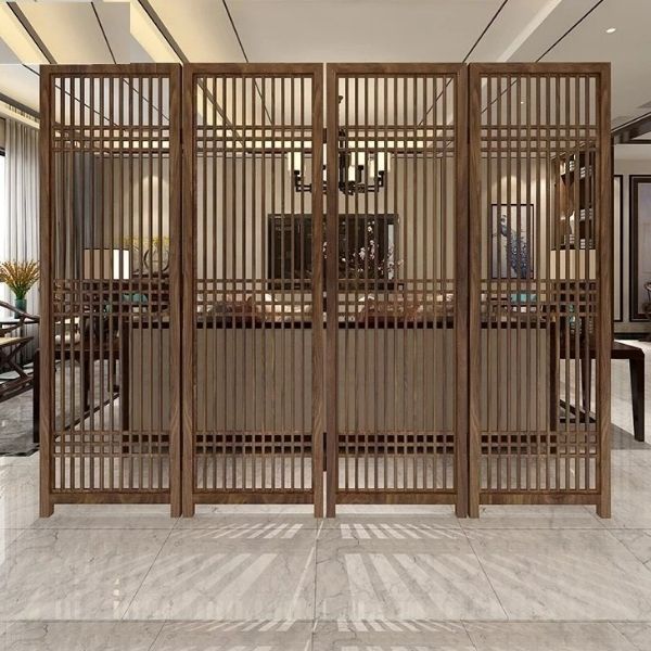 Vách ngăn bình phong gỗ mdf- BP43