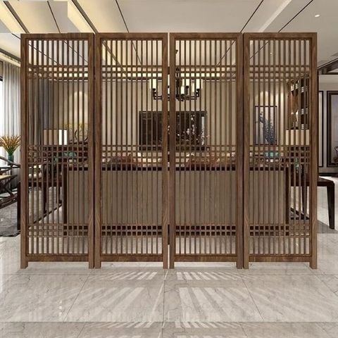  Vách ngăn bình phong gỗ mdf- BP43 