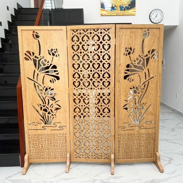 Bình phong gỗ công nghiệp mdf- BP42
