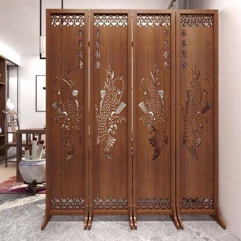  Vách ngăn bình phong cá chép- BP35 