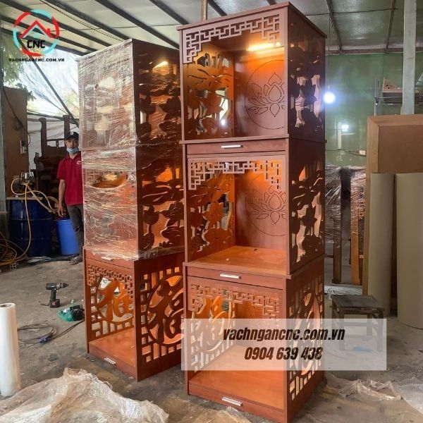 Tủ thờ 3 Tầng Gỗ MDF - MS022