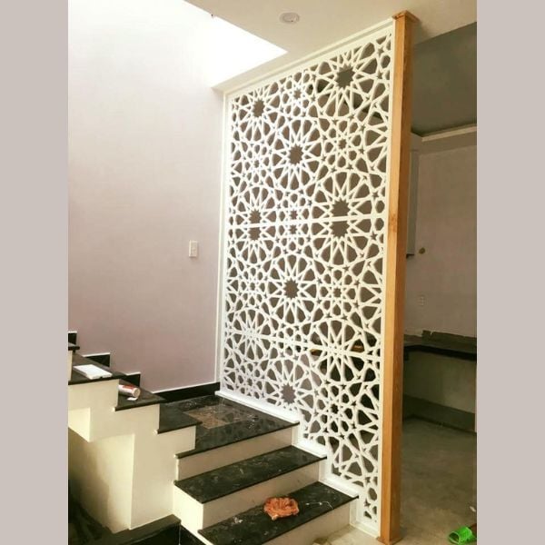 Vách Ngăn Cầu Thang Gỗ- CT26