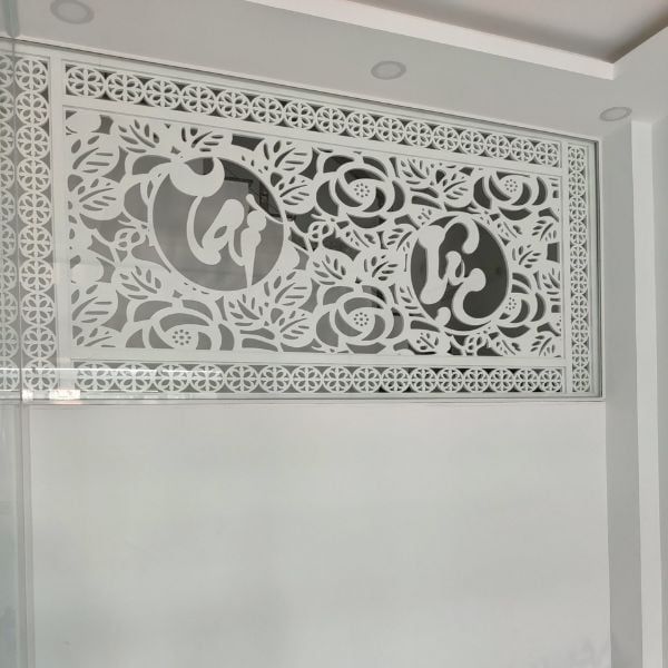 Vách Ngăn Cầu Thang Gỗ- CT27