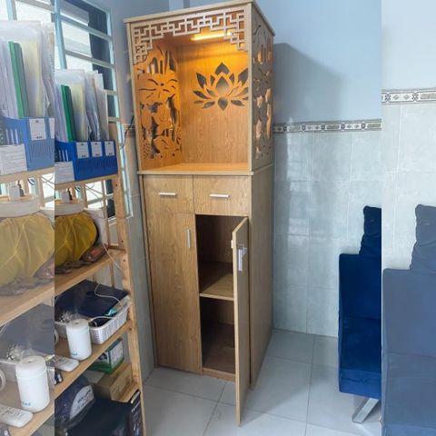  Tủ thờ 2 tầng MDF - MS035 
