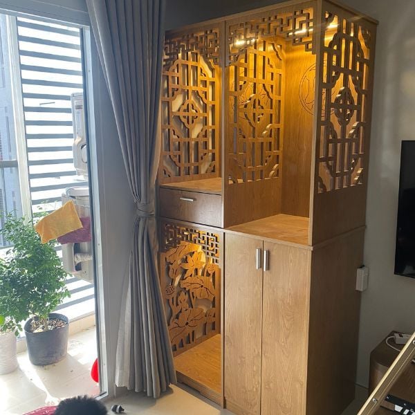  Tủ thờ 2 tầng MDF - MS036 